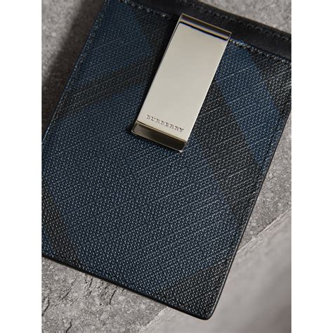 burberry money clip card case.